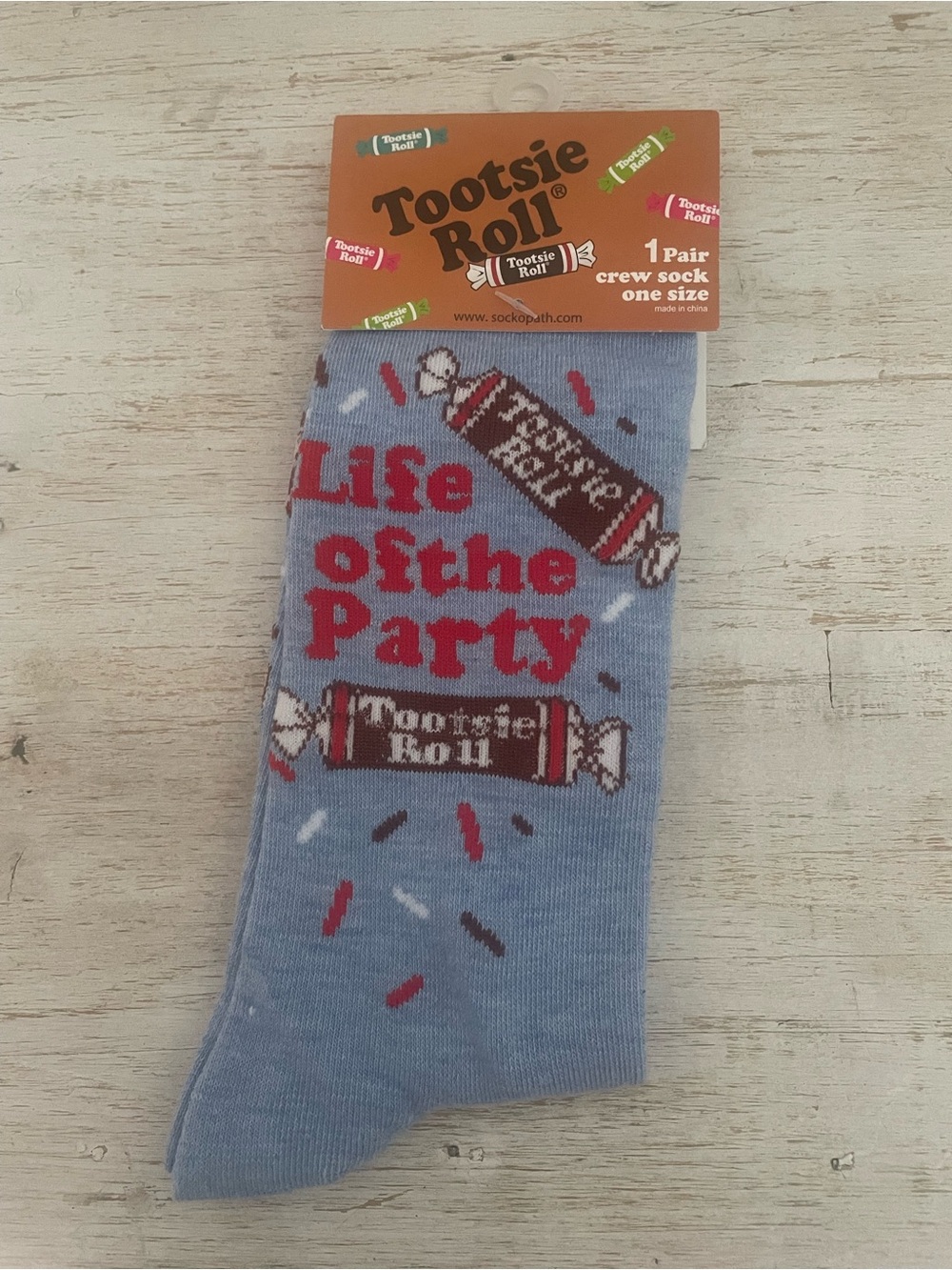 Tootsie Roll "Life of the Party" Crew Socks - Brand
